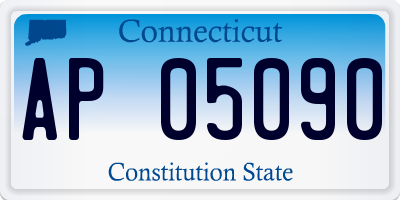 CT license plate AP05090