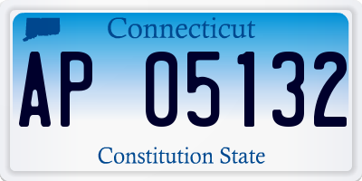 CT license plate AP05132