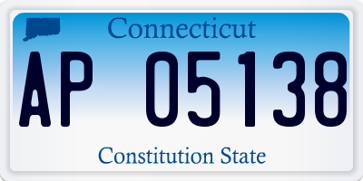 CT license plate AP05138
