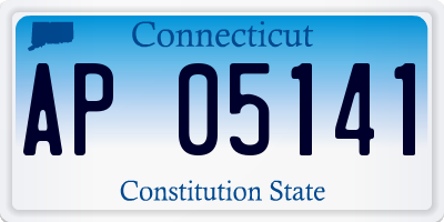 CT license plate AP05141