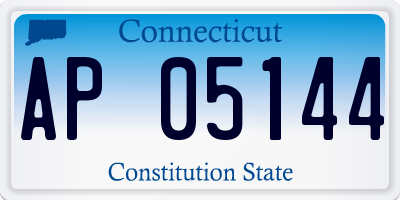 CT license plate AP05144