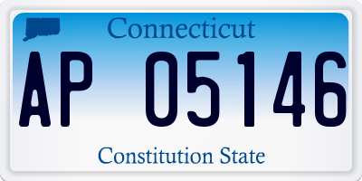 CT license plate AP05146