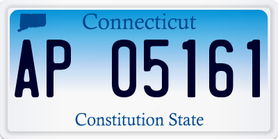 CT license plate AP05161