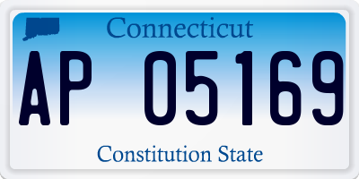 CT license plate AP05169