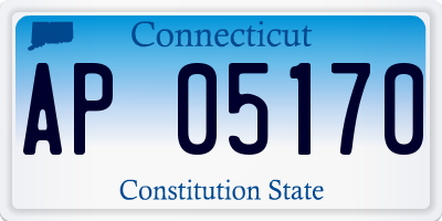 CT license plate AP05170
