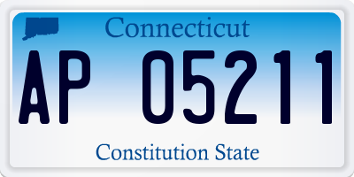 CT license plate AP05211