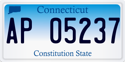 CT license plate AP05237
