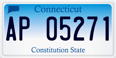 CT license plate AP05271