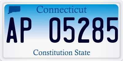 CT license plate AP05285
