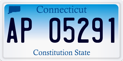 CT license plate AP05291