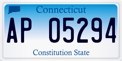 CT license plate AP05294