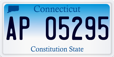 CT license plate AP05295