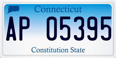 CT license plate AP05395