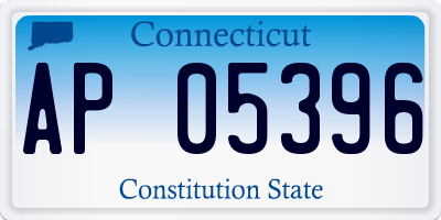 CT license plate AP05396