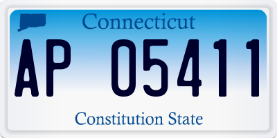CT license plate AP05411