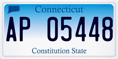 CT license plate AP05448