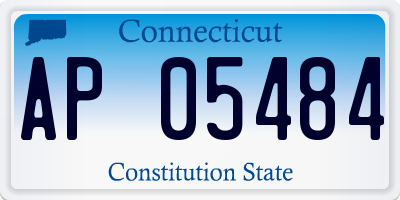 CT license plate AP05484