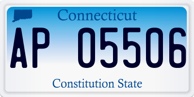 CT license plate AP05506