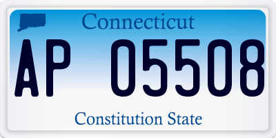 CT license plate AP05508