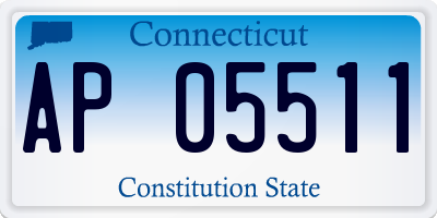 CT license plate AP05511
