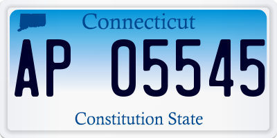 CT license plate AP05545