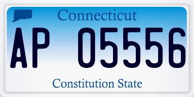 CT license plate AP05556