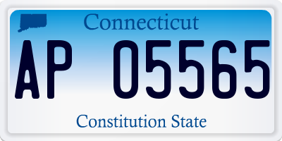 CT license plate AP05565