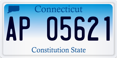 CT license plate AP05621