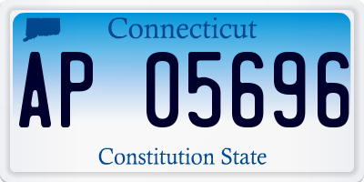 CT license plate AP05696