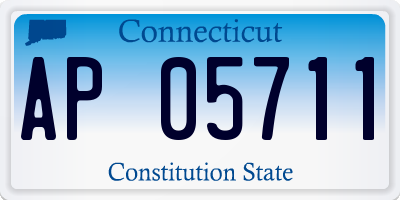 CT license plate AP05711