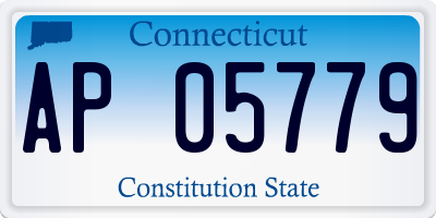 CT license plate AP05779