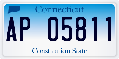 CT license plate AP05811