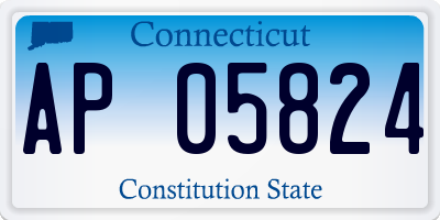 CT license plate AP05824