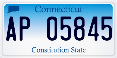 CT license plate AP05845