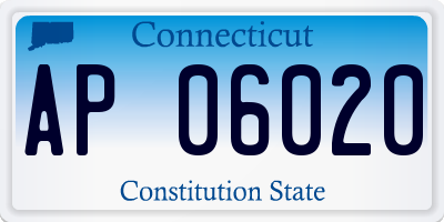 CT license plate AP06020