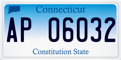 CT license plate AP06032