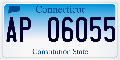 CT license plate AP06055
