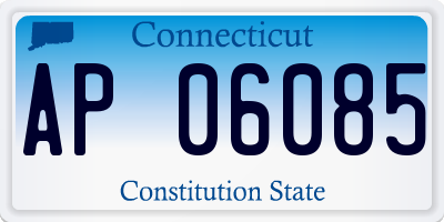 CT license plate AP06085