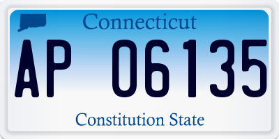 CT license plate AP06135