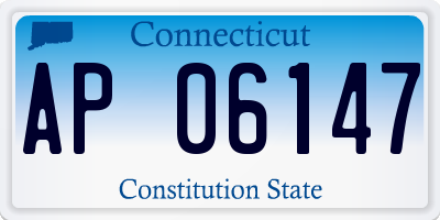 CT license plate AP06147
