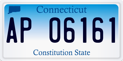 CT license plate AP06161