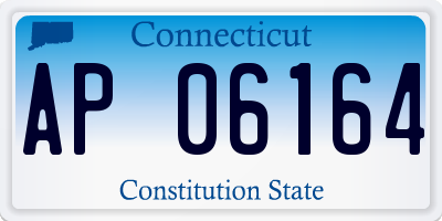 CT license plate AP06164