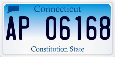 CT license plate AP06168