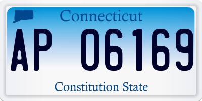 CT license plate AP06169