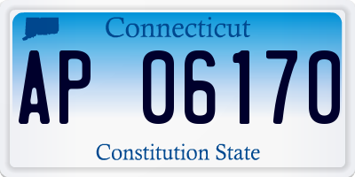 CT license plate AP06170