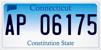 CT license plate AP06175