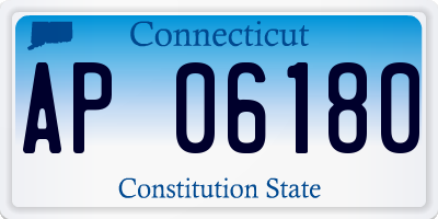 CT license plate AP06180