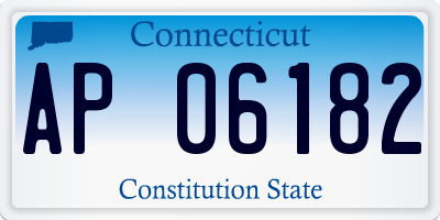 CT license plate AP06182
