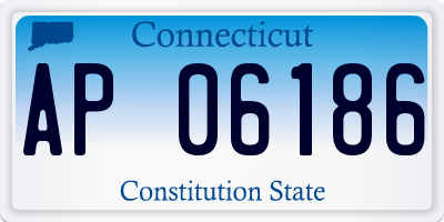 CT license plate AP06186