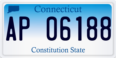 CT license plate AP06188